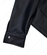 フレンチ レザー クロップジャケット / MO French Leather Cropped Jacket (2 colors)