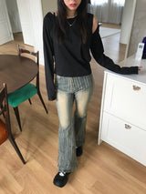 Reese boot-cut denim pants
