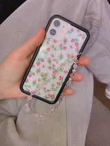 BLOOM Pink Heart Me Crystal Phone Strap