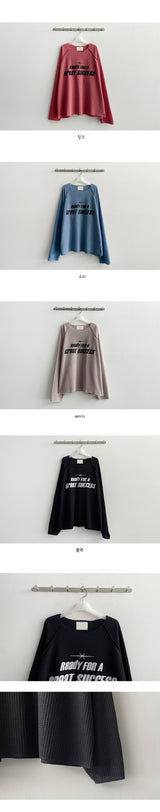 Et オーバーサイズ フィット ワッフル スウェットシャツ
