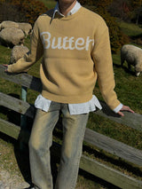 ASCLO Butter Lettering Knit (3color)