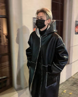 90'S メイジロングフーデッドムートンコート/90's Meiji Long Hooded Mustang Coat (1 colors)