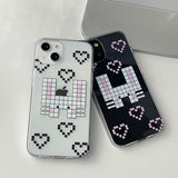Black - Square Rabbit Phone Case