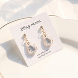 ヨンロンクリスタルイヤリング&ネックレスセット / Younglong Crystal Earrings & Necklace set