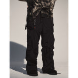 クリースナイロンバンディングパンツ / CREASE NYLON BANDING PANTS_BK