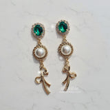 エメラルドプレッピーロイヤルピアス / Emerald Preppy Royal Piercing
