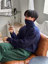 [ASCLO MADE] Nicholson Half Zip Up Knit (3color)