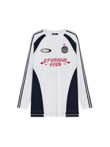 2フューリアスクラブサッカージャージ LS Tシャツ / 2 FURIOUS CLUB SOCCER JERSEY LS T-SHIRT WHITE