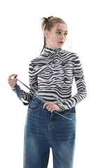 ゼブラタートルネック/ZEBRA TURTLENECK