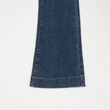 セミブーツカットハイスパンデックスサスペンダーデニムパンツ/SEMI BOOTSCUT HIGH SPANDEX SUSPENDER DENIM PANTS [6677]