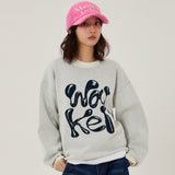 WK 3D logo knit