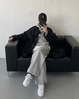 プリントオーバーフーディ / HOOD Printed Over Hoodie (3 colors)