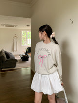 Pink Bow Sweatshirt