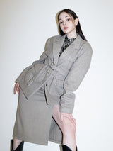 Fantasia Corset Wool Jacket (BEIGE)