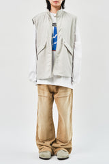 Salt Dyeing Double Denim