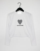 ハートチェッカーTシャツ / Heart Checker T-shirt (3color)