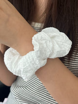 Cream hair scrunch *3color