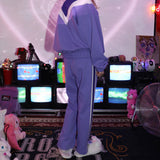 ロゴトラックジャケット&パンツ/[SET] 0 3 CT logo track jacket & pants - VIOLET