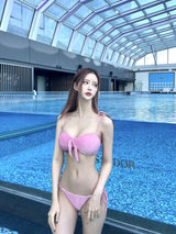 750. パールシャインリボンビキニ / 750. Pearl shine ribbon bikini (pearl pink)