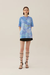 キルシービッグチェリー半袖Tシャツ／BIG CHERRY DYEING SHORT SLEEVE T-SHIRT[BLUE] (6695792640118)