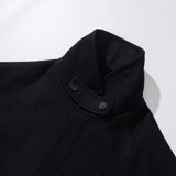 オーバーサイズバルマカーンコート / OVERSIZE BALMACAAN COAT - BLACK