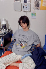 Messy room tee ( GRAY ) (6594953281654)