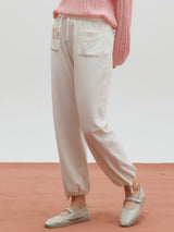 Terry sweat pants - Ivory (6682485424246)
