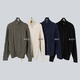 フィッシャージップアップニット