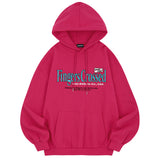 フィンガークロスエンブロイダリーバルーンフィットフーディ / Fingers Crossed Embroidery Balloon Fit Hoodie - 2 color