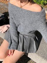 グレースオフショルダーニット