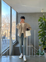 ヒデンバンディングデニムパンツ / [High quality] Hidden banding denim pants