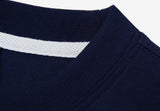 シグネイチャーバックレタリングフレンチショートスリーブTシャツT65/Signature Back Lettering French Short Sleeve T65 Navy
