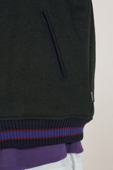 COIN VARSITY JACKET / GREEN (6601035939958)