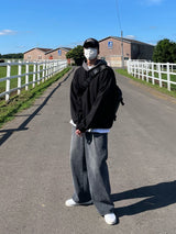 カバーツートンルーズフィットフーディ―/COVER TWO TONE LOOSEFIT HOODY
