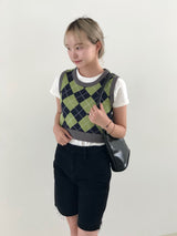 Scottish fish knit vest