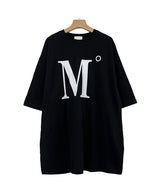 Mレタリングオーバー半袖 (4 color)