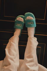 グッドデイファリーサンダル/G'day furry sandals (mint)