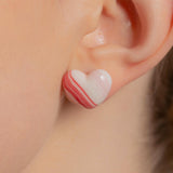 2022パントンマーブリングピアス/2022 Pantone Heart Marbling earring (RP)