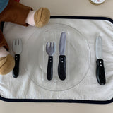 ブラックカトラリーケース / Black cutlery case - jelly hard