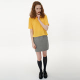 Knit Shirt [Yellow] (6592375292022)