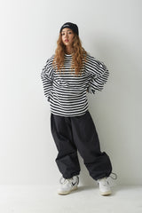 スーパーワイドベンティレーションパンツ / BSR2223FWPT003 BSR HQ SUPER WIDE VENTILATION PANTS BLACK