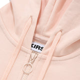 スモールチェリークロップフーディージップアップ／SMALL CHERRY CROP HOODIE ZIP UP [SALMON]