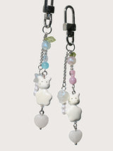 magic wand bunny key-ring