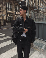 [MADE] Lucid Eyelet Denim Jacket