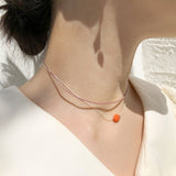 BASIC LEATHER Necklace (12color) (6655478825078)