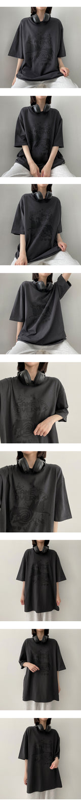 ゲームオーバーTシャツ / Game over t-shirt
