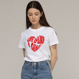 ビッグライフロゴハートスマイルスリムTシャツ/Big Life Logo Heart Smile Slim Short Sleeve Tee