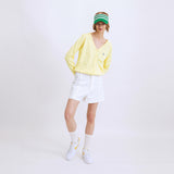 マークカーディガン/RCH mark Cardigan lemon yellow