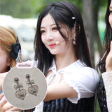 ロイヤルベイビーエンジェルイヤリング - ショート  / Royal Baby Angel Earring - Short (Silver) (Kep1er Chaehyun, Yeseo, Xiaoting Earrings)