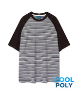 ソリッド＆ストライプエアコンフォートショートスリーブTシャツT67/Solid & Striped Air Comfort Short Sleeve T-shirt T67 Brown